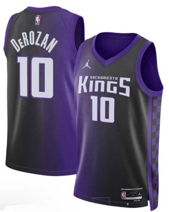 Mens Sacramento Kings #10 DeMar DeRozan Jordan Dri-FIT NBA Swingman Jersey Dzhi->sacramento kings->NBA Jersey